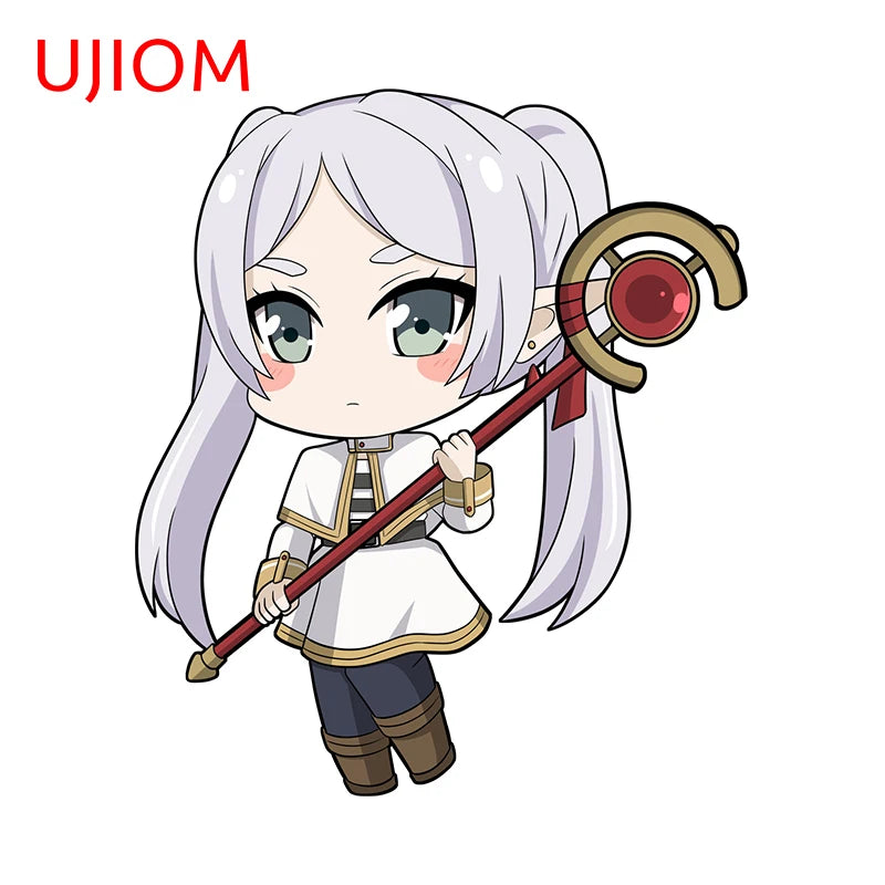 UJIOM Chibi Frieren Sticker Anime Sticker Decal