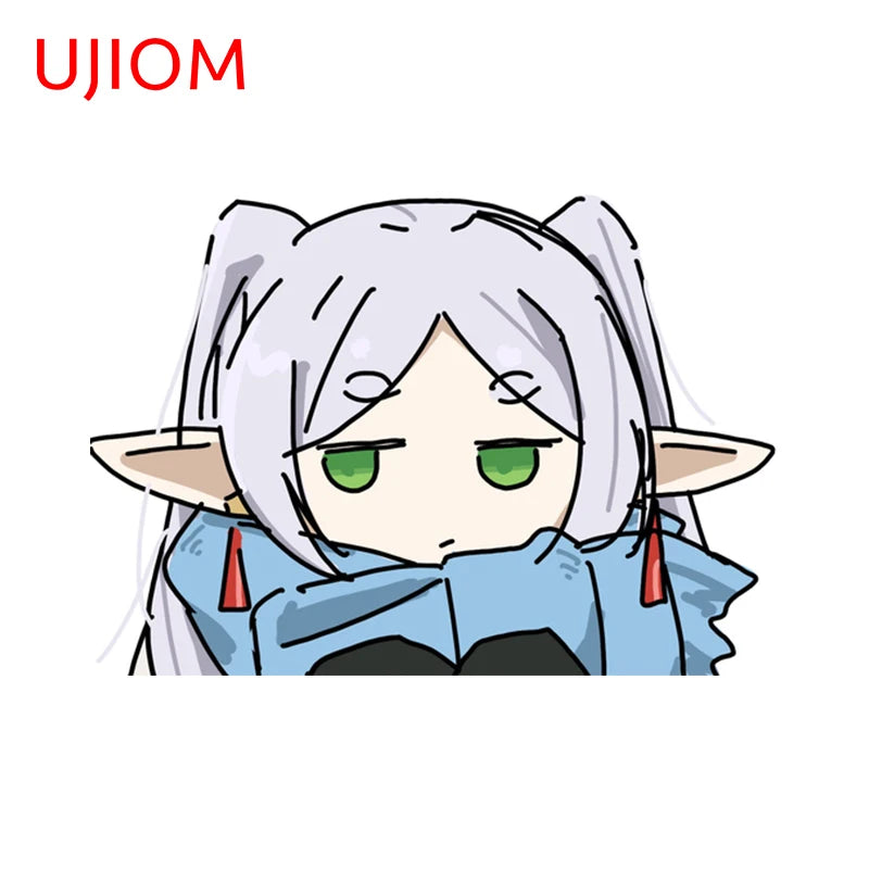 UJIOM Chibi Frieren Sticker Anime Sticker Decal