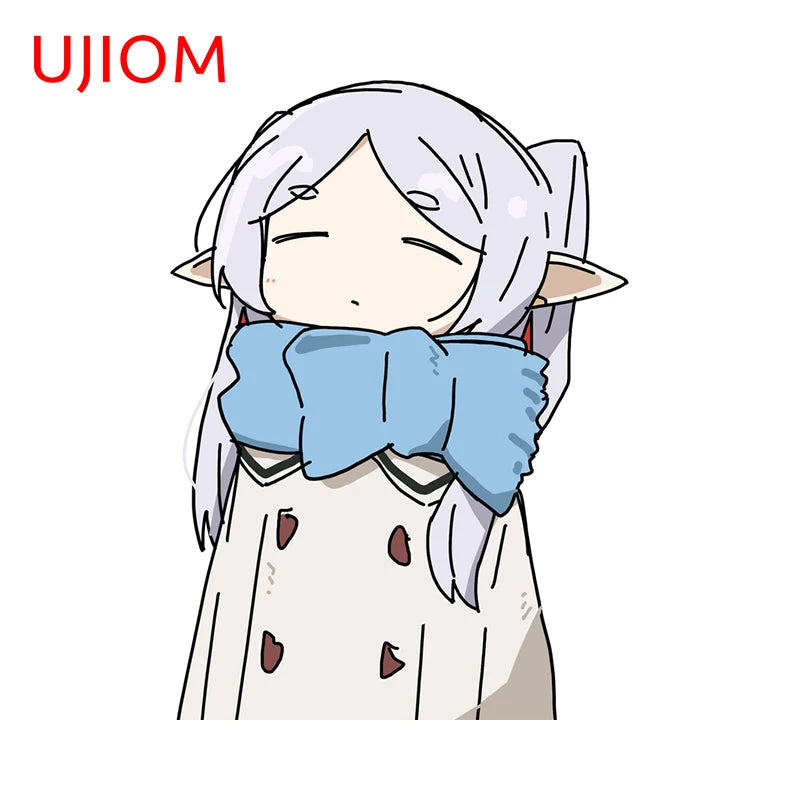 UJIOM Chibi Frieren Sticker Anime Sticker Decal