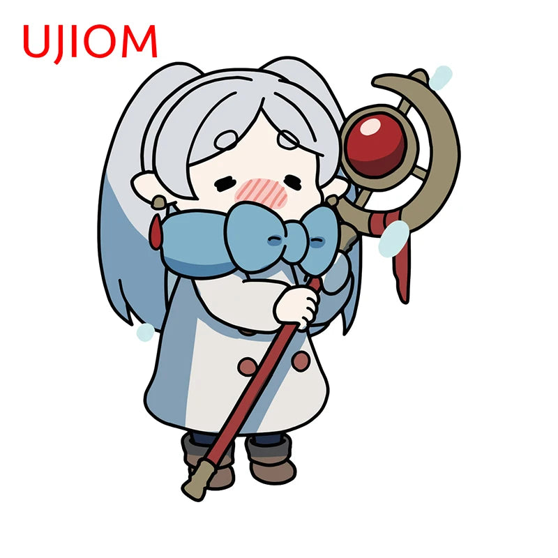 UJIOM Chibi Frieren Sticker Anime Sticker Decal