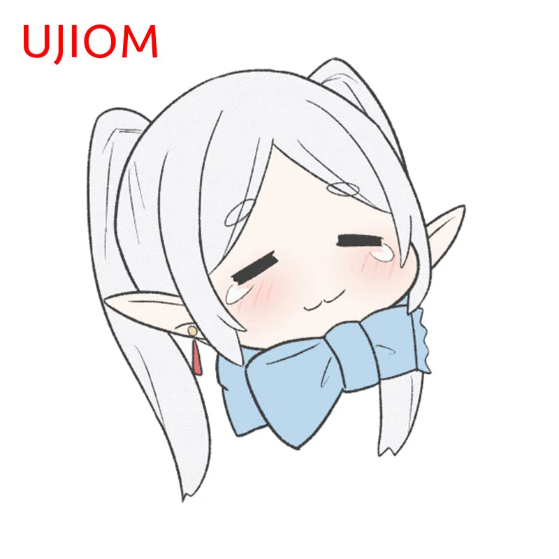 UJIOM Chibi Frieren Sticker Anime Sticker Decal