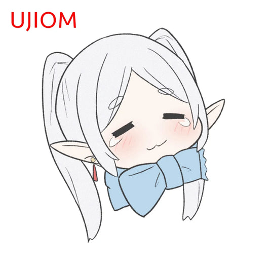 UJIOM Chibi Frieren Sticker Anime Sticker Decal