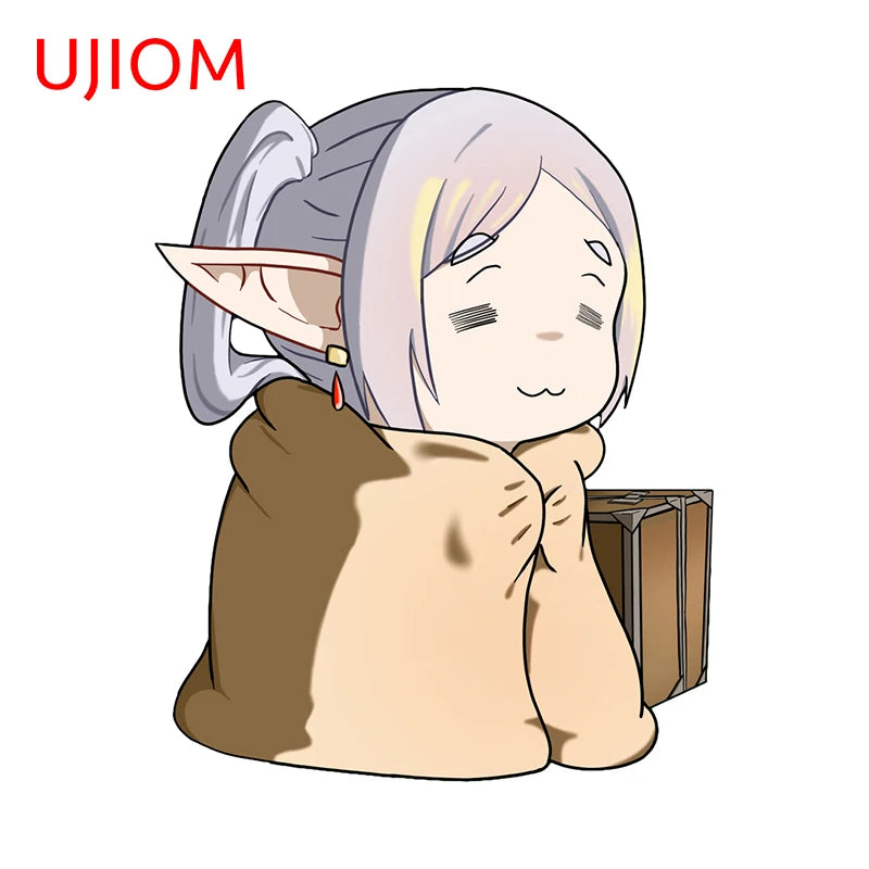 UJIOM Chibi Frieren Sticker Anime Sticker Decal