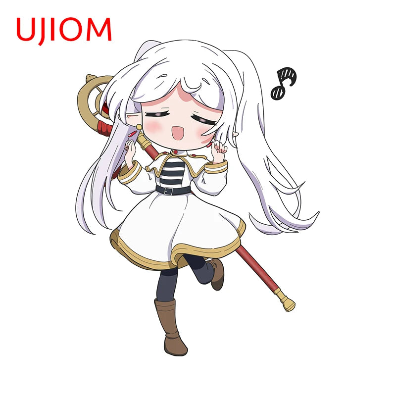 UJIOM Chibi Frieren Sticker Anime Sticker Decal