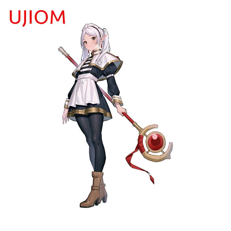 UJIOM Frieren Sticker Maid Uniform Anime Sticker Decal