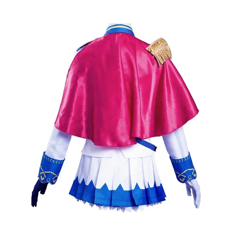 Umamusume Pretty Derby Tokai Teio Cosplay 7pc Anime Cosume Costume Set