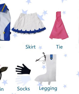 Umamusume Pretty Derby Tokai Teio Cosplay 7pc Anime Cosume Costume Set