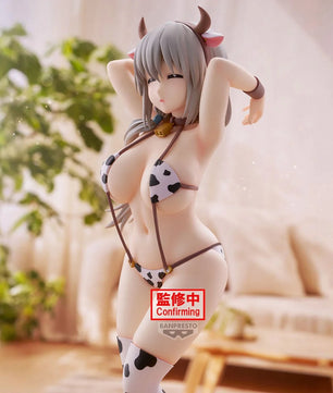 Uzaki-chan Wants to Hang Out! Tsuki Uzaki Cow Print Swimsuit Version Glitter & Glamours Figure