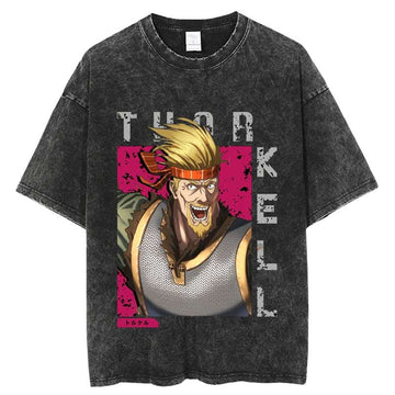Vinland Saga Thorfinn Oversized Anime Graphic Shirt Vintage