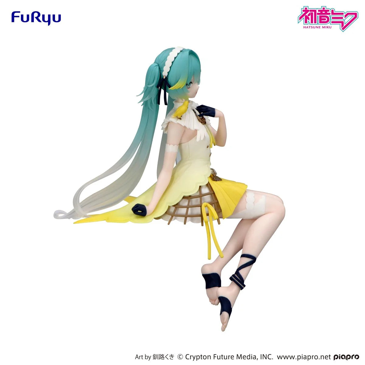 Vocaloid Hatsune Miku Noodle Stopper Figure Canary Bird Version