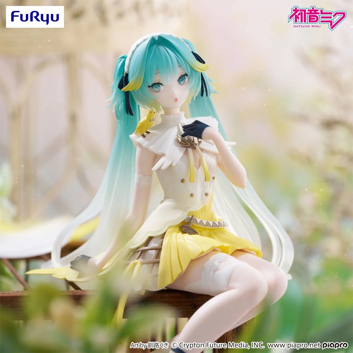 Vocaloid Hatsune Miku Noodle Stopper Figure Canary Bird Version