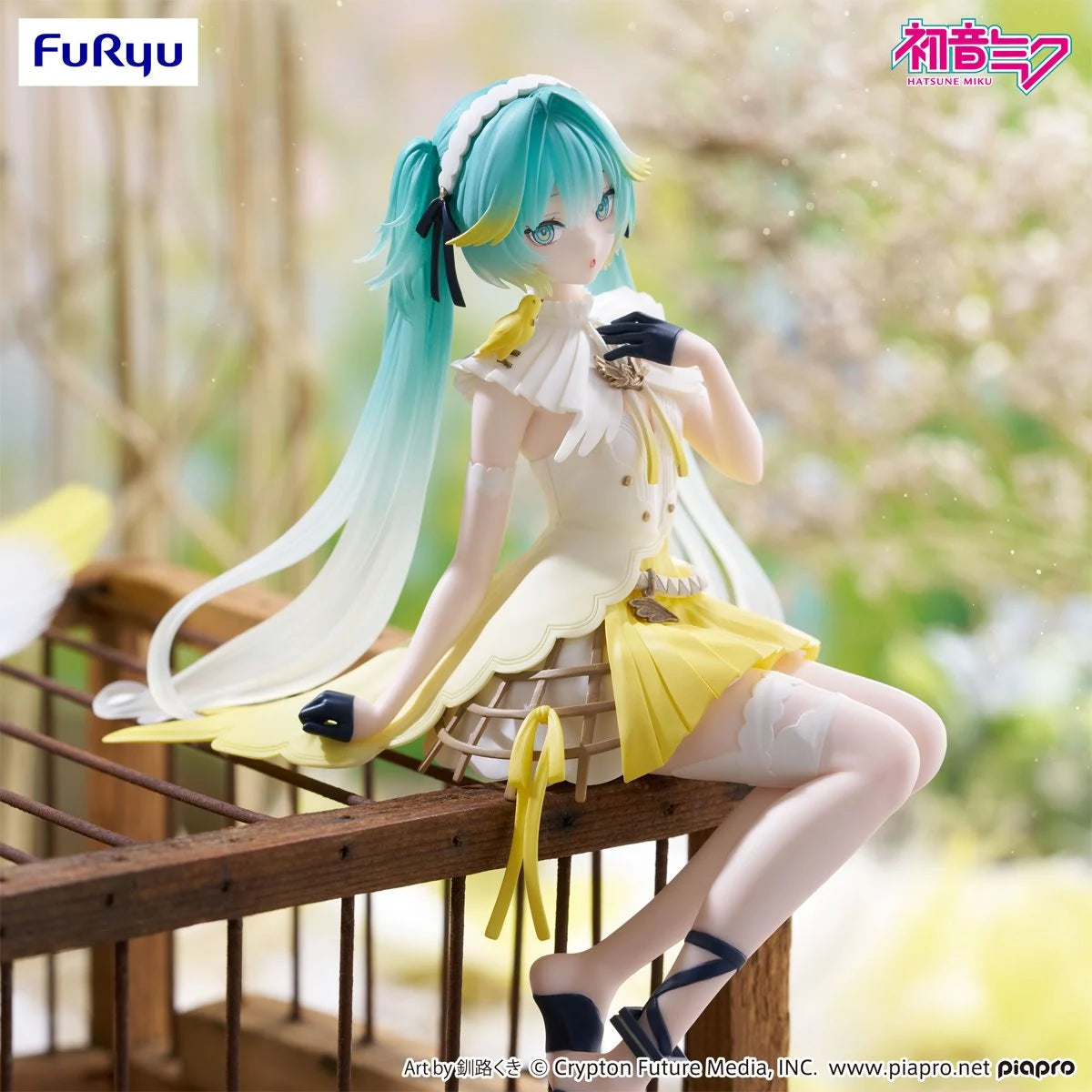 Vocaloid Hatsune Miku Noodle Stopper Figure Canary Bird Version