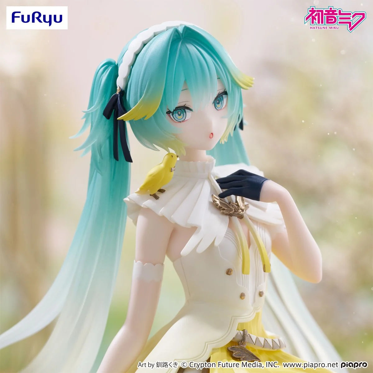 Vocaloid Hatsune Miku Noodle Stopper Figure Canary Bird Version