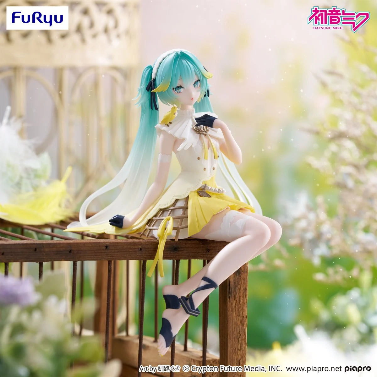 Vocaloid Hatsune Miku Noodle Stopper Figure Canary Bird Version