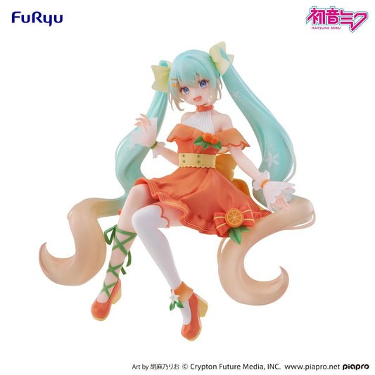 Vocaloid Hatsune Miku Noodle Stopper Figure Citrus Version