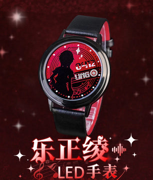 Vocaloid Le Zheng Ling Watch Waterproof LED Anime Watch
