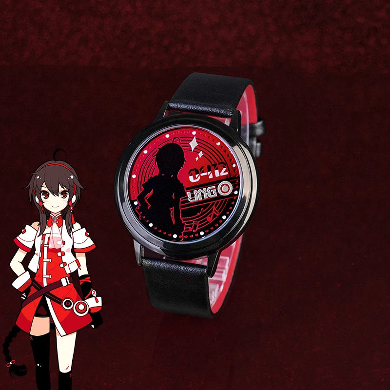 Vocaloid Le Zheng Ling Watch Waterproof LED Anime Watch