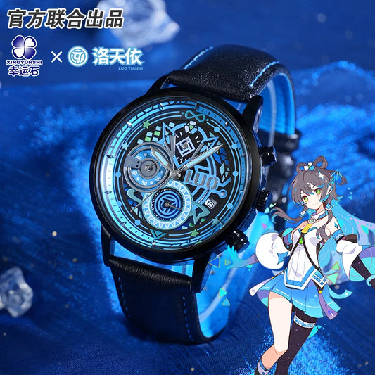 Vocaloid Luo Tianyi Six-Hand Quartz Watch Waterproof Anime Watch