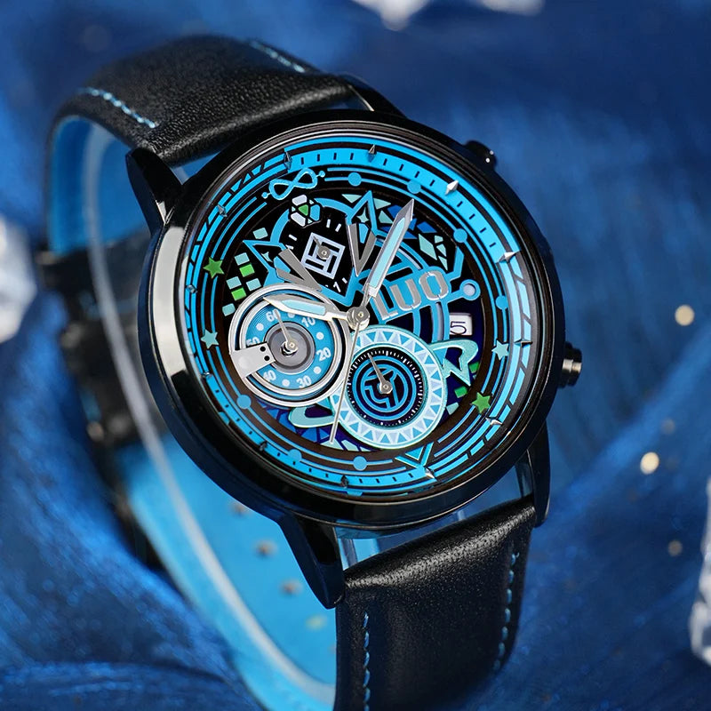 Vocaloid Luo Tianyi Six-Hand Quartz Watch Waterproof Anime Watch