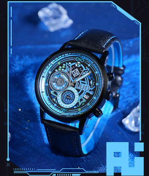 Vocaloid Luo Tianyi Six-Hand Quartz Watch Waterproof Anime Watch