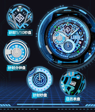 Vocaloid Luo Tianyi Six-Hand Quartz Watch Waterproof Anime Watch