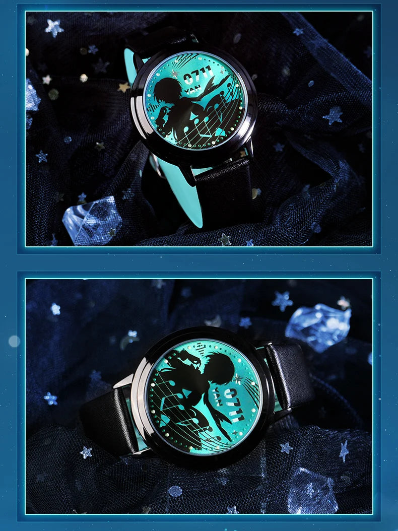 Vocaloid Yan He Watch Waterproof LED Anime Watch