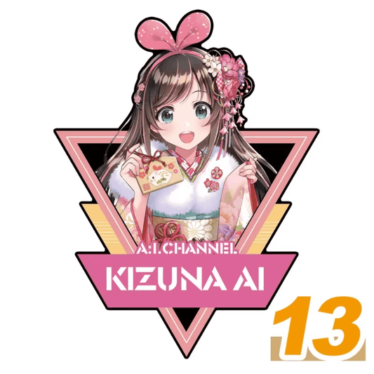 Vtuber Kizuna Ai PC Case Sticker Anime Sticker Decals