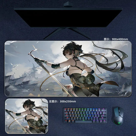 Wuthering Waves Mouse Pad Female Rover Desk Mat