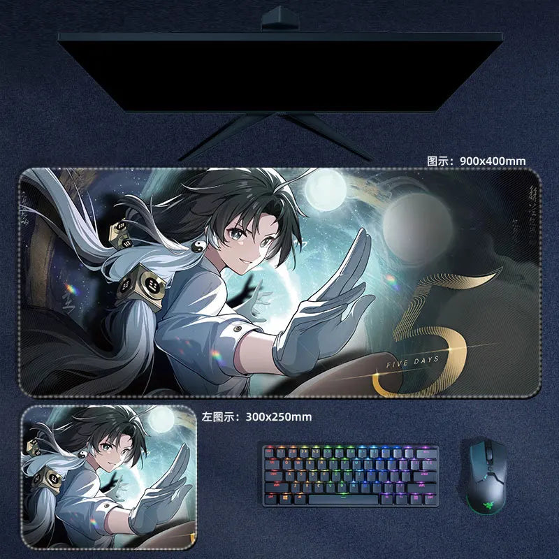 Wuthering Waves Mouse Pad Jianxin Desk Mat