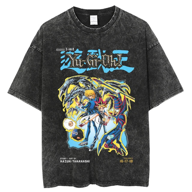 Yu-Gi-Oh! Yugi & Joey Shirt Vintage Style Anime Shirt