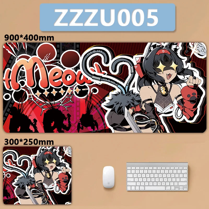 Zenless Zone Zero Nekomata Mouse Pad Anime Desk Mat