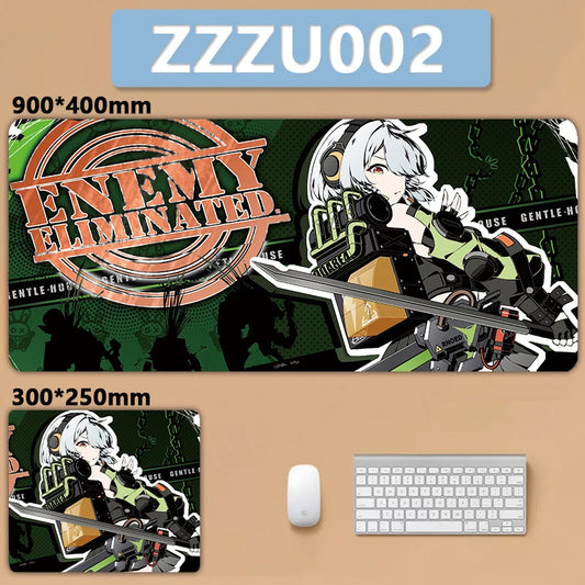 Zenless Zone Zero Soldier Mouse Pad Anime Desk Mat