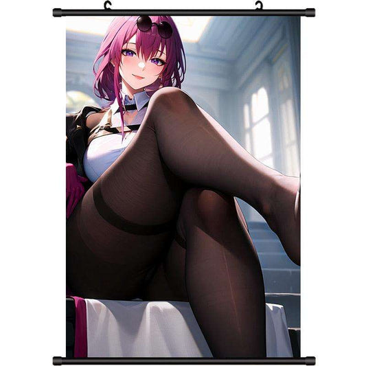 Honkai Star Rail Kafka HD Anime Poster Canvas Scroll