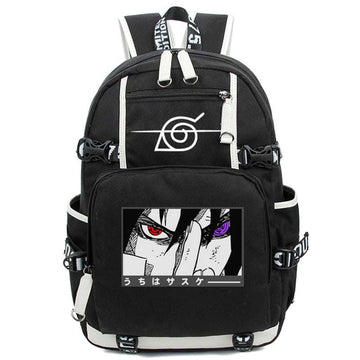 Naruto Backpack Sasuke Uchiha Anime Backpack Bookbag