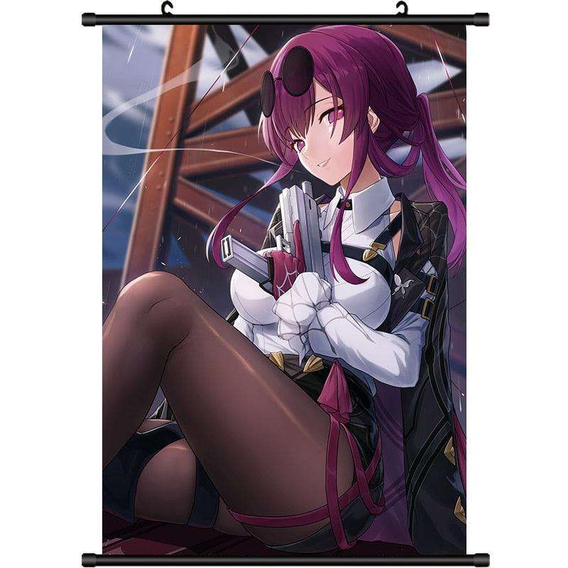 Honkai Star Rail Kafka HD Anime Poster Canvas Scroll