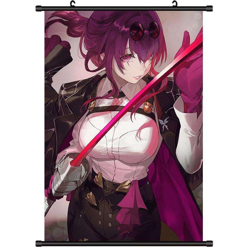 Honkai Star Rail Kafka HD Anime Poster Canvas Scroll