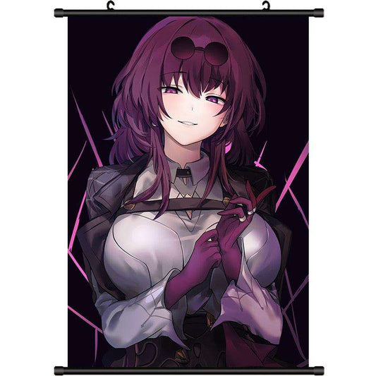 Honkai Star Rail Kafka HD Anime Poster Canvas Scroll