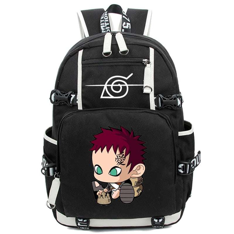 Naruto Backpack Gaara Anime Backpack Bookbag