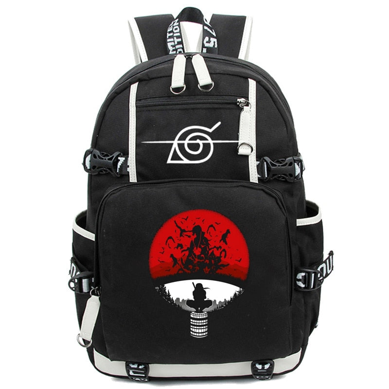 Naruto Backpack Itachi Akatuski Anime Backpack Bookbag