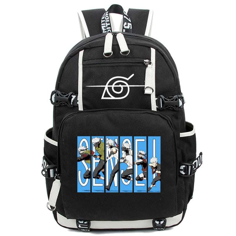 Naruto Backpack Kakashi Timeline Anime Backpack Bookbag