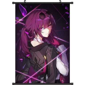 Honkai Star Rail Kafka HD Anime Poster Canvas Scroll